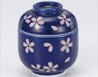 藍染桜ふぶきミニむし碗
