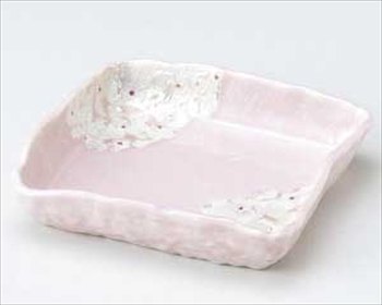 ピンクラスター桜正角鉢
