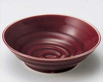 辰砂釉彩華フルーツ鉢