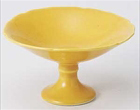 黄釉高台小鉢