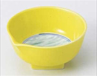 黄釉流水片口小鉢