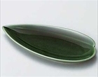 グリーン木の葉皿