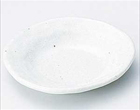 白釉変形丸小皿