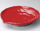赤釉片口皿