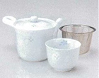 ホタル小花中急須（Ｕ）＆煎茶