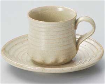 手造りイラボコーヒー碗皿
