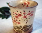 粉引野の花ミニフリーカップ（桜草）