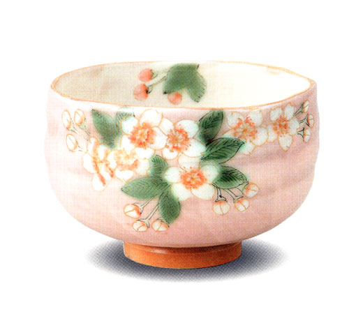 抹茶碗 桜 青良窯