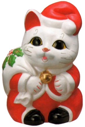 サンタ猫　白6号