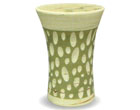 ロングカップ 薄緑水玉