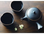 黒泥ハート型茶器