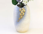 白砂金彩花瓶