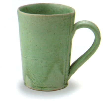 薄緑ビアカップ